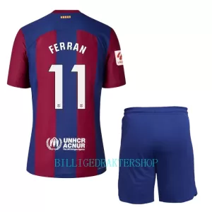 FC Barcelona Ferran Torres 11 Hjemmetrøye Barn 2023/2024 FC Barcelona Ferran Torres 11 Hjemmetrøye Barn 2023/2024