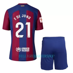 FC Barcelona Frenkie de Jong 21 Hjemmetrøye Barn 2023/2024 FC Barcelona Frenkie de Jong 21 Hjemmetrøye Barn 2023/2024