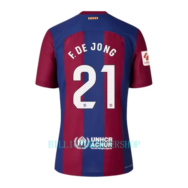 FC Barcelona Frenkie de Jong 21 Hjemmetrøye Barn 2023/2024