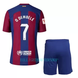 FC Barcelona Ousmane Dembélé 7 Hjemmetrøye Barn 2023/2024 FC Barcelona Ousmane Dembélé 7 Hjemmetrøye Barn 2023/2024