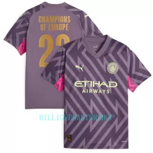 Manchester City Champions of Europe Bortetrøye Målvakt 2023/2024 Manchester City Champions of Europe Bortetrøye Målvakt 2023/2024