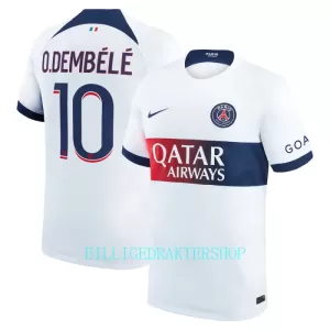 Paris Saint-Germain Ousmane Dembélé 10 Bortetrøye 2023/2024 Paris Saint-Germain Ousmane Dembélé 10 Bortetrøye 2023/2024