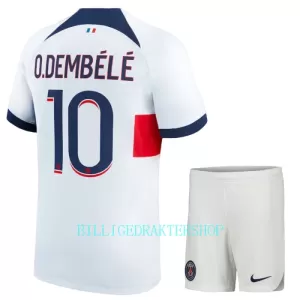 Paris Saint-Germain Ousmane Dembélé 10 Bortetrøye Barn 2023/2024 Paris Saint-Germain Ousmane Dembélé 10 Bortetrøye Barn 2023/2024