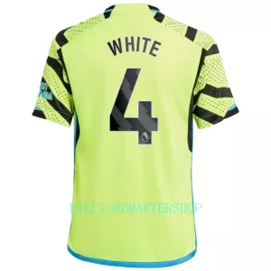 Arsenal White 4 Bortetrøye Barn 2023/2024