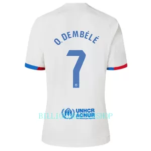 FC Barcelona Ousmane Dembélé 7 Bortetrøye 2023/2024 FC Barcelona Ousmane Dembélé 7 Bortetrøye 2023/2024