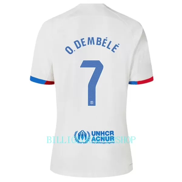 FC Barcelona Ousmane Dembélé 7 Bortetrøye Barn 2023/2024