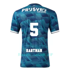 Feyenoord Rotterdam Hartman 5 Bortetrøye 2023/2024 Feyenoord Rotterdam Hartman 5 Bortetrøye 2023/2024