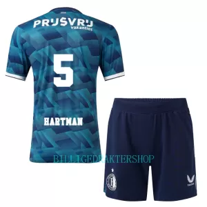 Feyenoord Rotterdam Hartman 5 Bortetrøye Barn 2023/2024 Feyenoord Rotterdam Hartman 5 Bortetrøye Barn 2023/2024