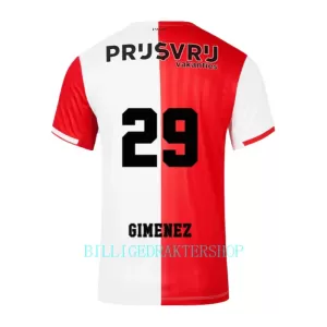 Feyenoord Rotterdam Santiago Gimenez 29 Hjemmetrøye 2023/2024 Feyenoord Rotterdam Santiago Gimenez 29 Hjemmetrøye 2023/2024