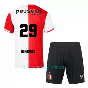 Feyenoord Rotterdam Santiago Gimenez 29 Hjemmetrøye Barn 2023/2024 Feyenoord Rotterdam Santiago Gimenez 29 Hjemmetrøye Barn 2023/2024