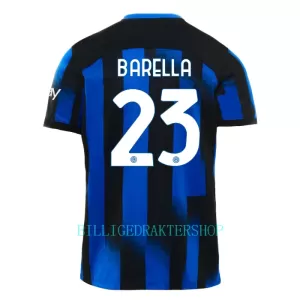 Inter Milan Barella 23 Hjemmetrøye 2023/2024 Inter Milan Barella 23 Hjemmetrøye 2023/2024