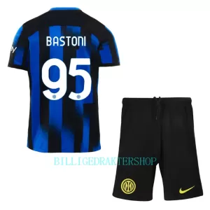 Inter Milan Bastoni 95 Hjemmetrøye Barn 2023/2024 Inter Milan Bastoni 95 Hjemmetrøye Barn 2023/2024
