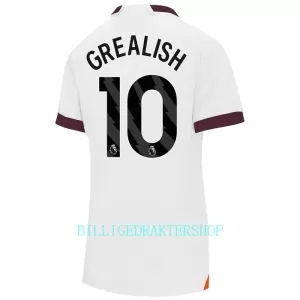 Manchester City Jack Grealish 10 Bortetrøye Dame 2023/2024 Manchester City Jack Grealish 10 Bortetrøye Dame 2023/2024