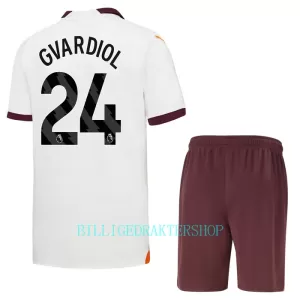 Manchester City Josko Gvardiol 24 Bortetrøye Barn 2023/2024 Manchester City Josko Gvardiol 24 Bortetrøye Barn 2023/2024