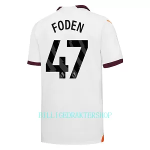 Manchester City Phil Foden 47 Bortetrøye 2023/2024 Manchester City Phil Foden 47 Bortetrøye 2023/2024