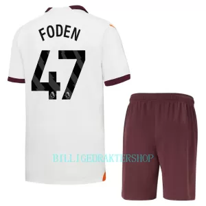 Manchester City Phil Foden 47 Bortetrøye Barn 2023/2024 Manchester City Phil Foden 47 Bortetrøye Barn 2023/2024