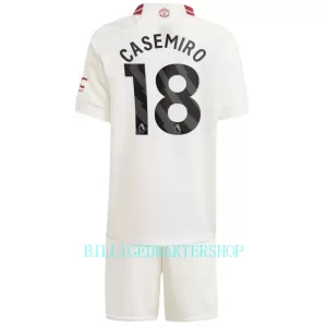 Manchester United Casemiro 18 Tredjetrøye Barn 2023/2024