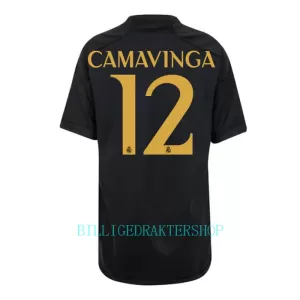 Real Madrid Eduardo Camavinga 12 Tredjetrøye Barn 2023/2024