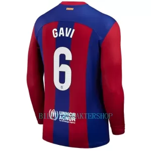 FC Barcelona Gavi 6 Hjemmetrøye 2023/2024 Langermet FC Barcelona Gavi 6 Hjemmetrøye 2023/2024 Langermet
