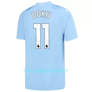 Manchester City Jérémy Doku 11 Hjemmetrøye 2023/2024 Manchester City Jérémy Doku 11 Hjemmetrøye 2023/2024