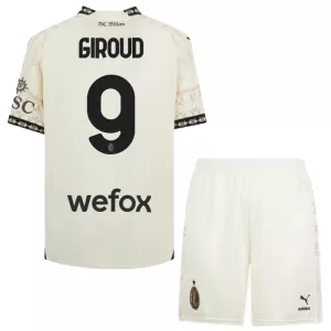 AC Milan Olivier Giroud 9 Fjerde trøye Barn 2023/2024 Hvit AC Milan Olivier Giroud 9 Fjerde trøye Barn 2023/2024 Hvit