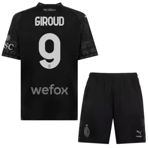 AC Milan Olivier Giroud 9 Fjerde trøye Barn 2023/2024 Svart AC Milan Olivier Giroud 9 Fjerde trøye Barn 2023/2024 Svart