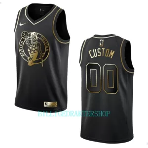 Boston Celtics Trøye Golden Edition Swingman Svart Boston Celtics Trøye Golden Edition Swingman Svart
