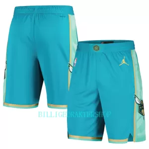 Charlotte Hornets NBA Shorts City Edition Swingman Blågrønn Charlotte Hornets NBA Shorts City Edition Swingman Blågrønn