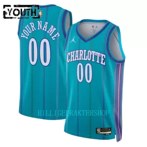 Charlotte Hornets Trøye Barn Classic Edition 2023/2024 Swingman Blågrønn Charlotte Hornets Trøye Barn Classic Edition 2023/2024 Swingman Blågrønn