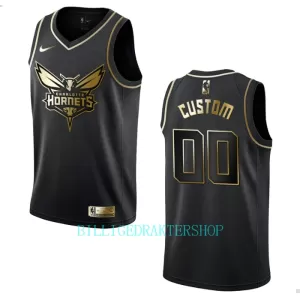 Charlotte Hornets Trøye Golden Edition Swingman Svart Charlotte Hornets Trøye Golden Edition Swingman Svart