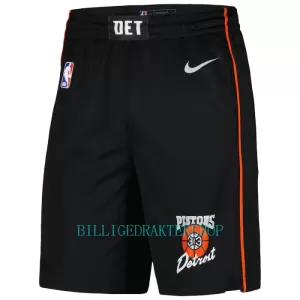 Detroit Pistons NBA Shorts City Edition Swingman Svart