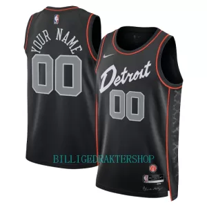 Detroit Pistons Trøye City Edition 2023/2024 Swingman Svart