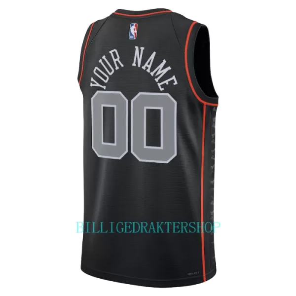 Detroit Pistons Trøye City Edition 2023/2024 Swingman Svart