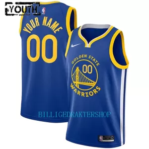 Golden State Warriors Trøye Barn Icon Edition 2023/2024 Swingman Blå Golden State Warriors Trøye Barn Icon Edition 2023/2024 Swingman Blå