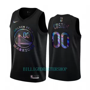 HWC Iridescent Golden State Warriors Trøye Swingman Svart HWC Iridescent Golden State Warriors Trøye Swingman Svart