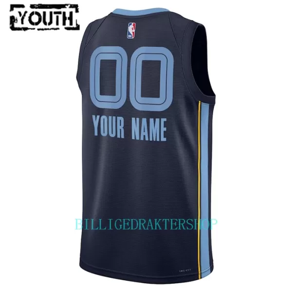 Memphis Grizzlies Trøye Barn Icon Edition 2023/2024 Swingman Navy