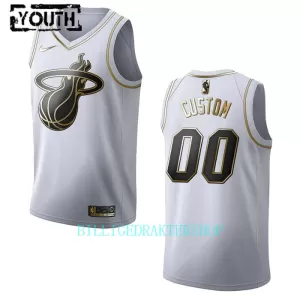 Miami Heat Trøye Barn Golden Edition Swingman Hvit Miami Heat Trøye Barn Golden Edition Swingman Hvit