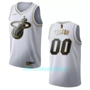 Miami Heat Trøye Golden Edition Swingman Hvit Miami Heat Trøye Golden Edition Swingman Hvit