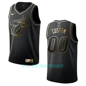 Miami Heat Trøye Golden Edition Swingman Svart Miami Heat Trøye Golden Edition Swingman Svart