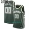 Grønn Milwaukee Bucks Trøye Barn Icon Edition 2023/2024 Swingman