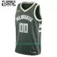 Grønn Milwaukee Bucks Trøye Barn Icon Edition 2023/2024 Swingman
