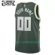 Grønn Milwaukee Bucks Trøye Barn Icon Edition 2023/2024 Swingman