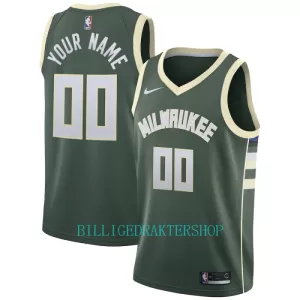 Grønn Milwaukee Bucks Trøye Icon Edition 2023/2024 Swingman