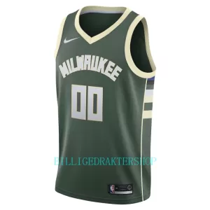 Grønn Milwaukee Bucks Trøye Icon Edition 2023/2024 Swingman