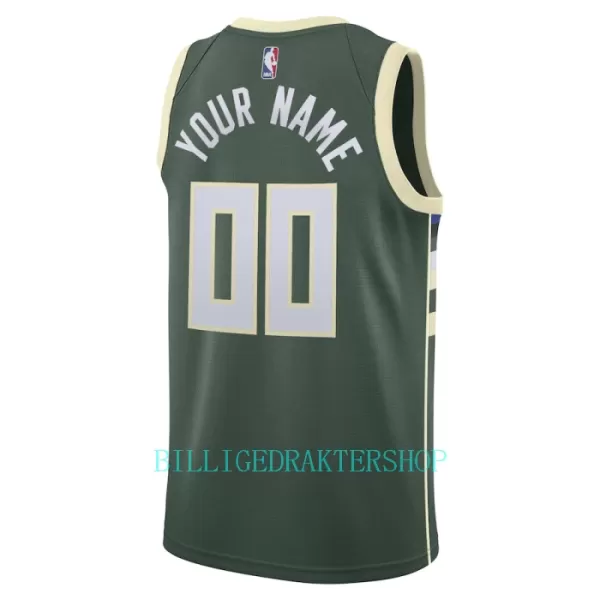 Grønn Milwaukee Bucks Trøye Icon Edition 2023/2024 Swingman