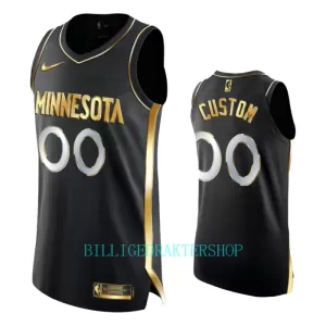 Limited Minnesota Timberwolves Trøye Golden Edition Swingman Svart