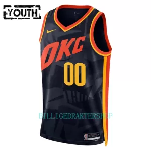 Oklahoma City Thunder Trøye Barn City Edition 2023/2024 Swingman Navy
