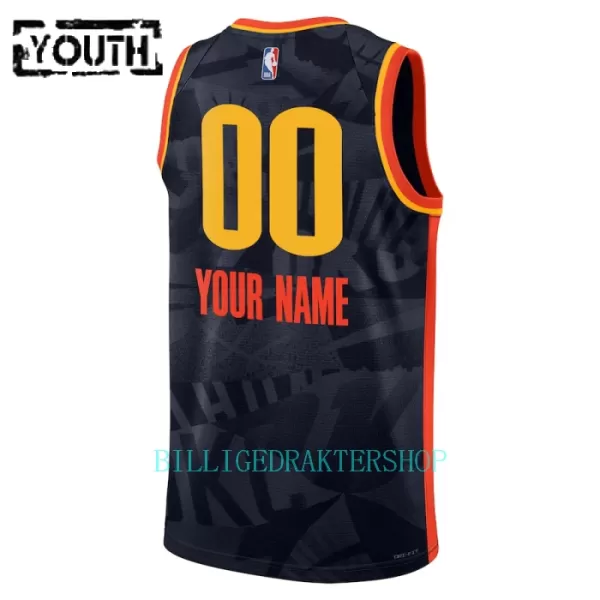 Oklahoma City Thunder Trøye Barn City Edition 2023/2024 Swingman Navy