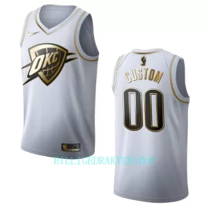 Oklahoma City Thunder Trøye Golden Edition Swingman Hvit