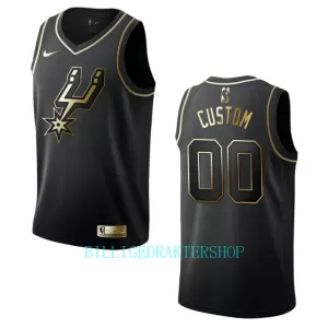 San Antonio Spurs Trøye Golden Edition Swingman Svart